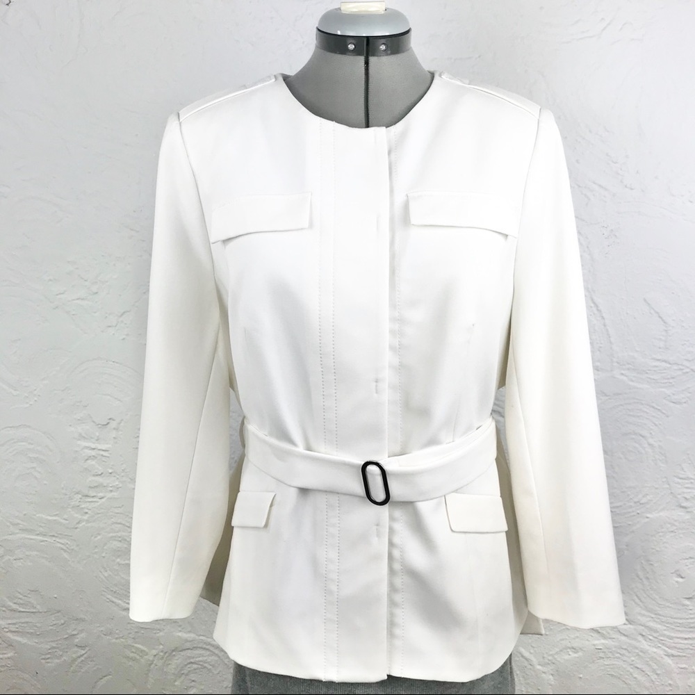 NEW The Limited Crisp White Blazer Jacket